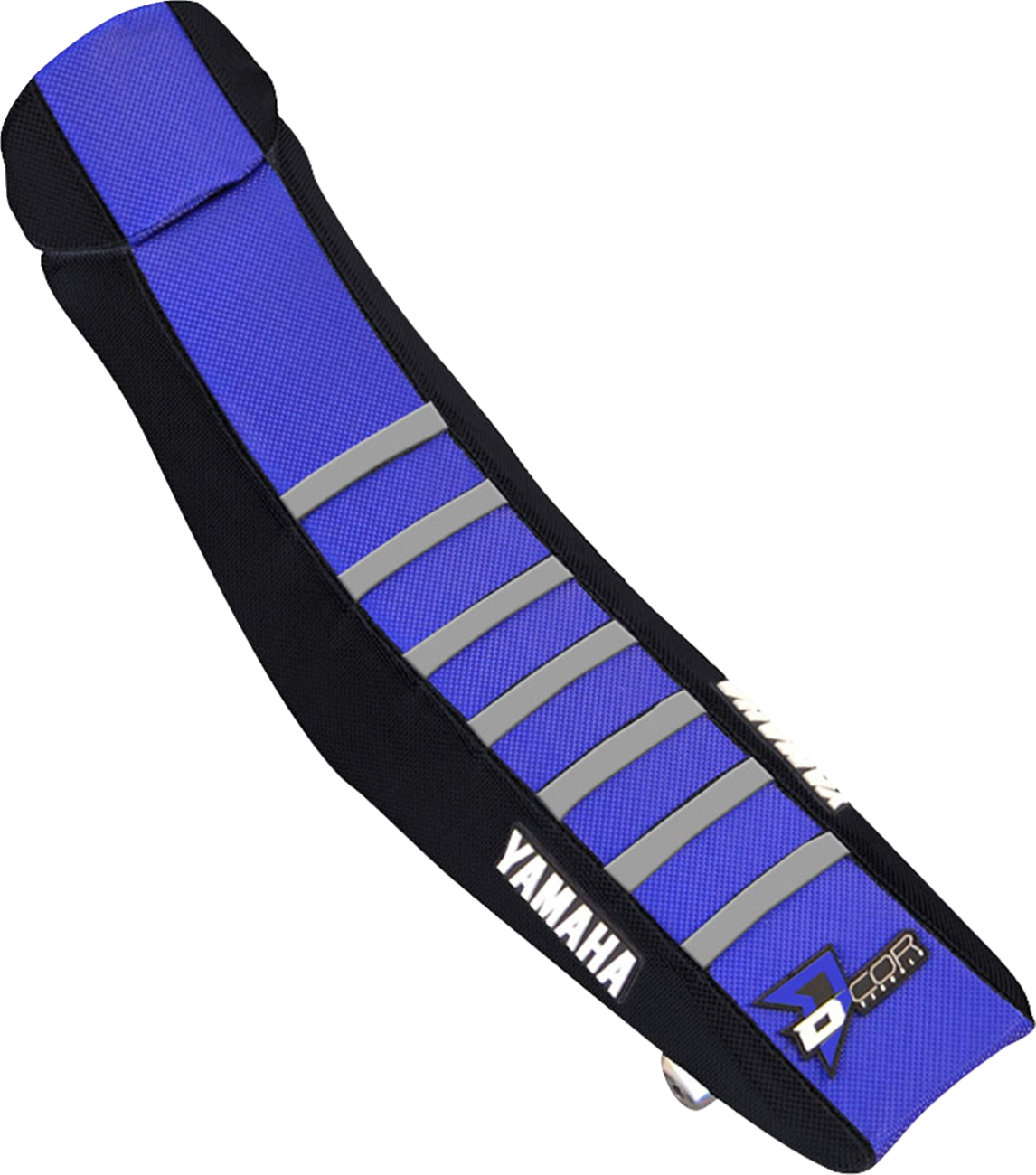 D'COR Visuals Seat Cover — Blue/Black Star — YZ/F '18-'23