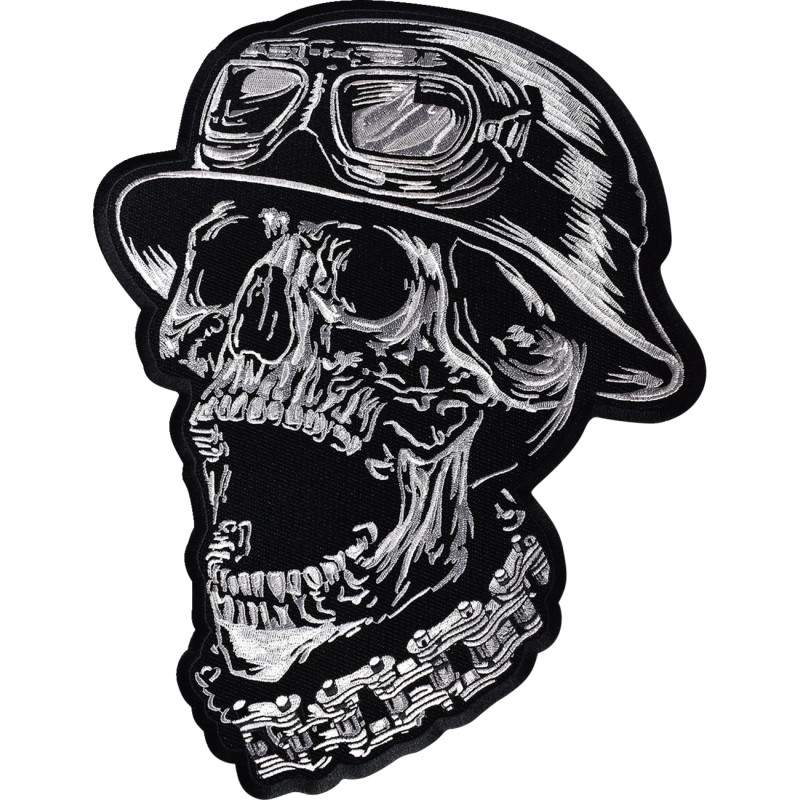 LETHAL THREAT FTW Helmet Skull Embroidered Patch