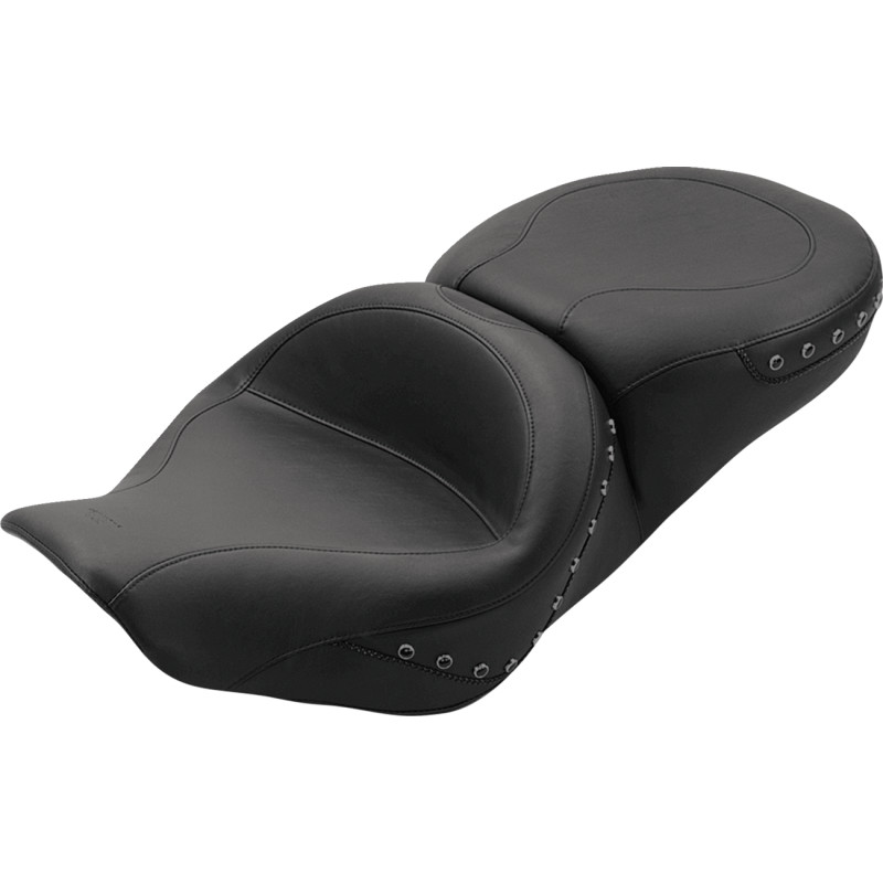 MUSTANG Wide Studded 2-Up Touring Seat