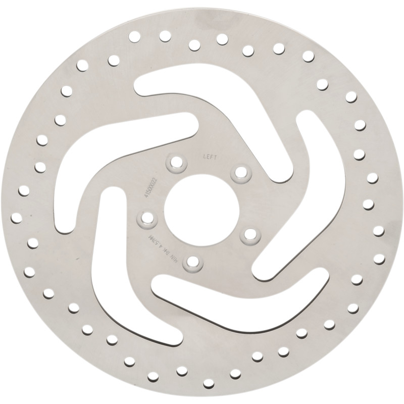 DRAG SPECIALTIES Stainless Steel Drilled Brake Rotor - Image 7