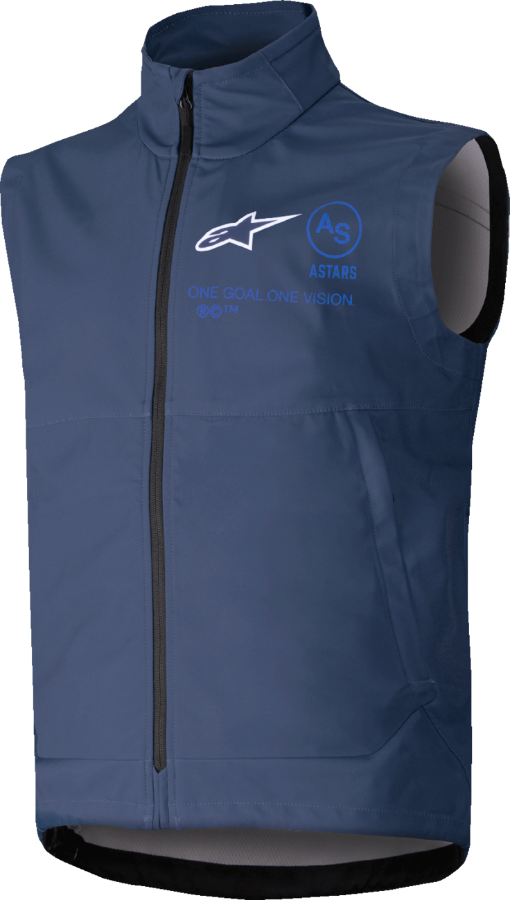 Alpinestars Techstar Softshell Vest — Navy — Large