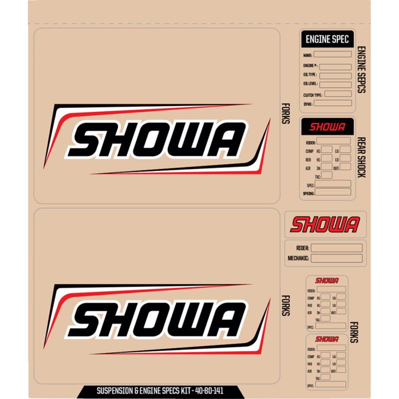 D'COR VISUALS Suspension and Specs Graphic Kit