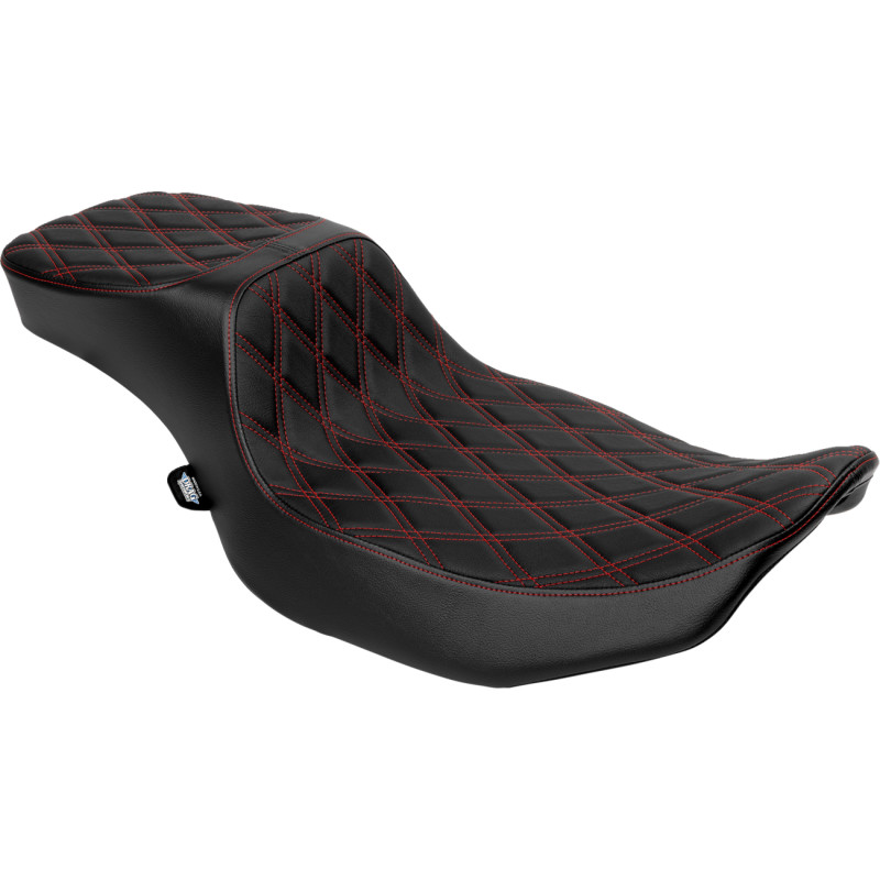 DRAG SPECIALTIES SEATS Performance Predator 2-Up Seat with Extended Reach - Image 4