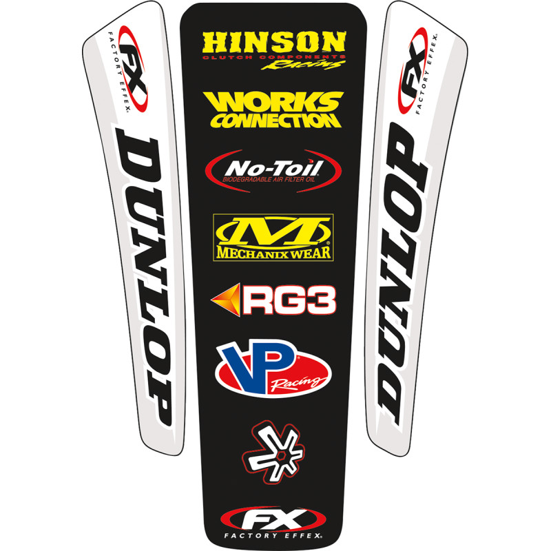 FACTORY EFFEX Universal Rear Fender Decal Kit