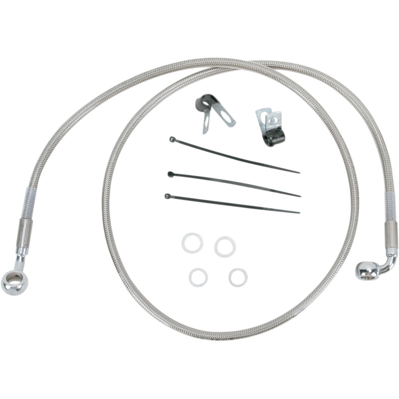 DRAG SPECIALTIES Extended Length Stainless Steel Brake Line Kit - Image 40