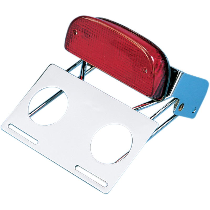 DRAG SPECIALTIES Custom Taillight and Chrome Bracket Assembly