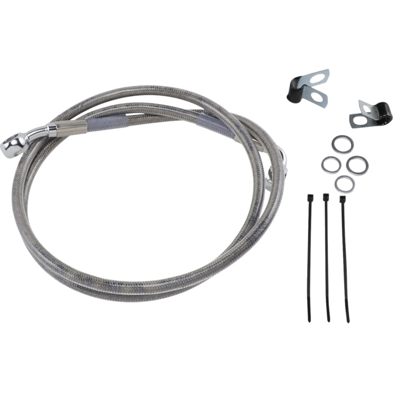 DRAG SPECIALTIES Extended Length Stainless Steel Brake Line Kit - Image 35