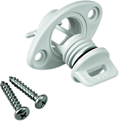 ATLANTIS S/D DRAIN PLUG WHITE - View 1