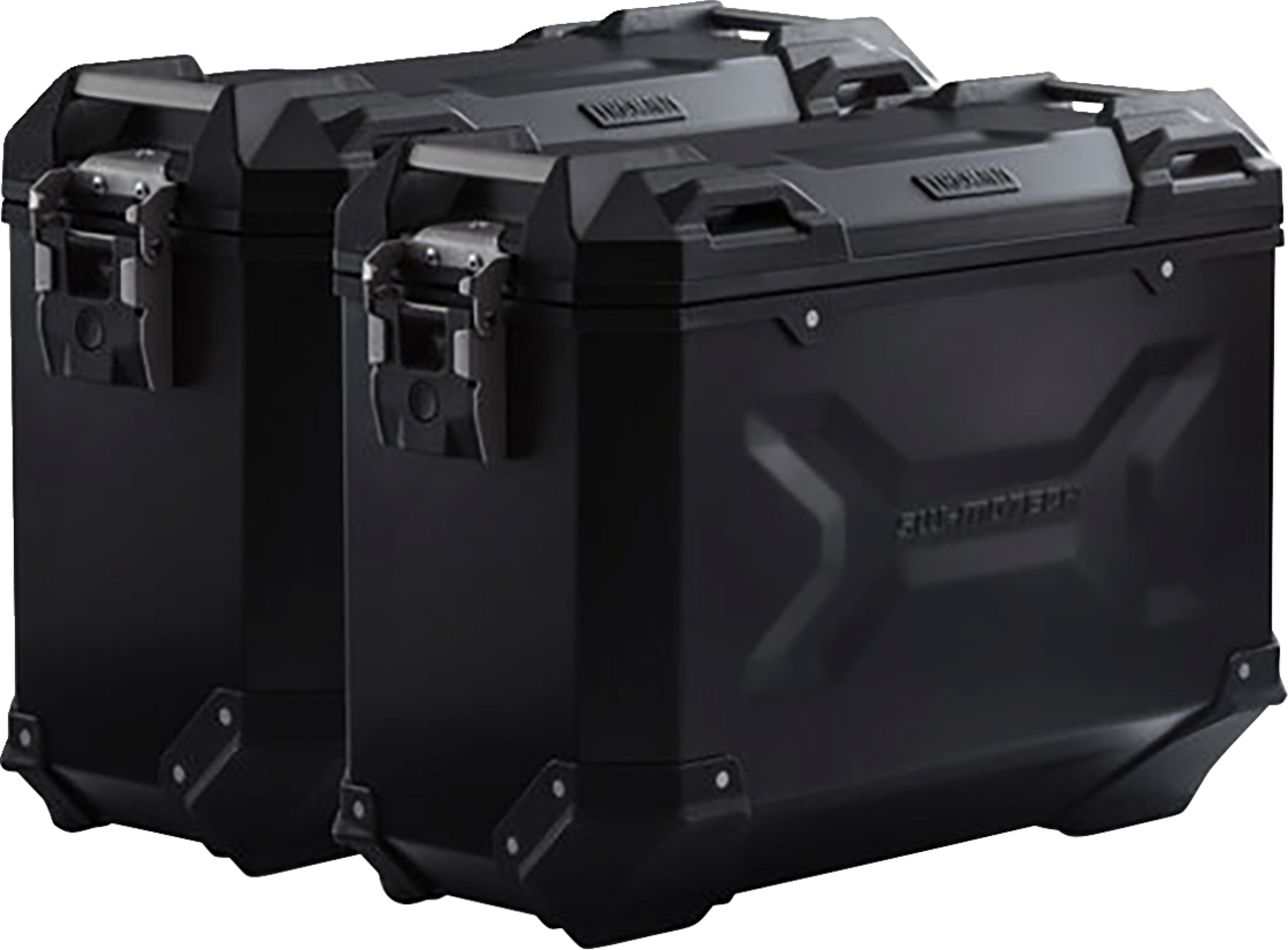 SW-MOTECH TRAX ADV Aluminum Case System — Black — BMW F 650 GS/G 650 GS '99-'15