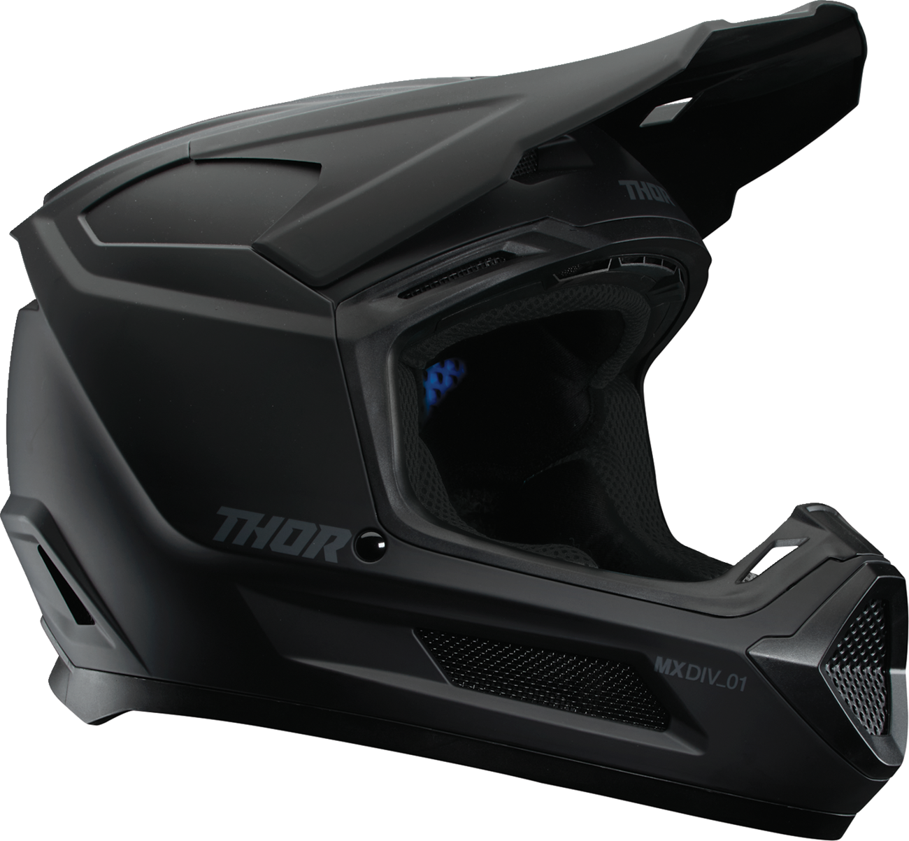 Thor Youth Fleet Helmet — Blackout — Matte Black — Large