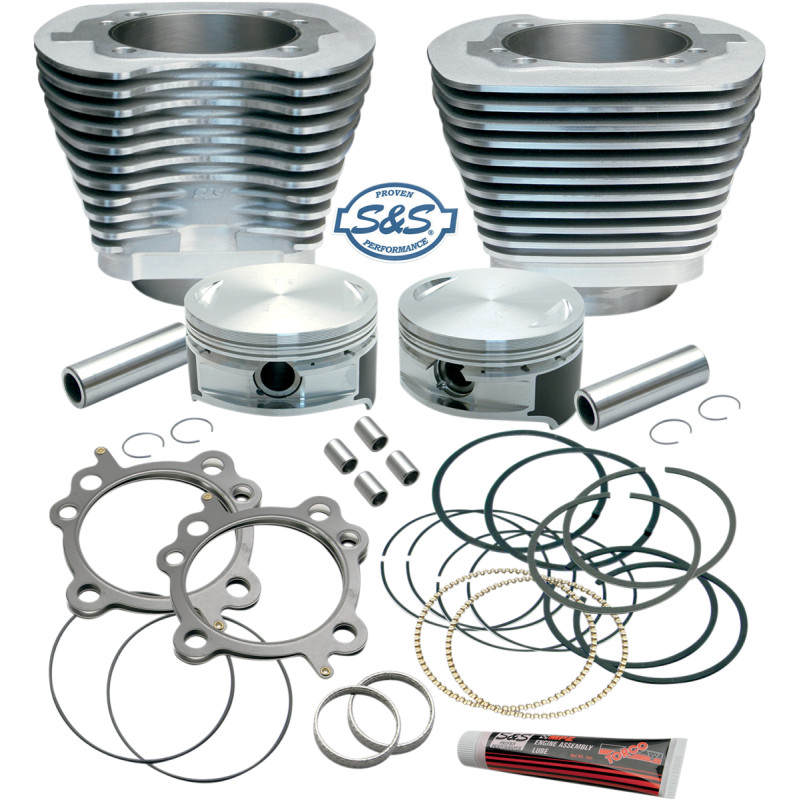 S&S CYCLE Replacement Cylinder & Piston for S&S 106" Stroker Kit - Image 2