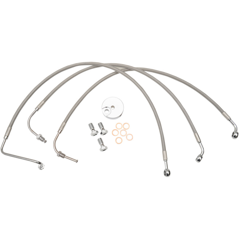 LA CHOPPERS Stainless Steel Brake Line Kit - Image 7