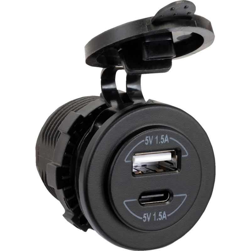 JENSEN Panel Mount Dual USB Charger