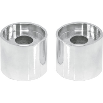 LA Choppers Handlebar Riser Extensions Chrome 1" Diameter 1" Rise Made in USA 