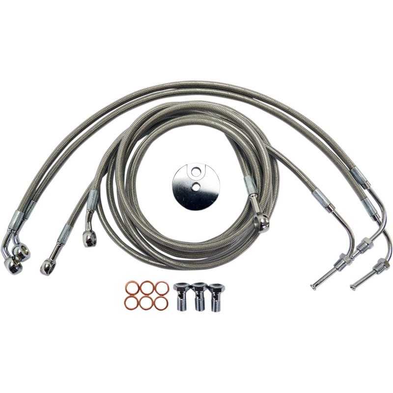 LA CHOPPERS Stainless Steel Brake Line Kit - Image 4