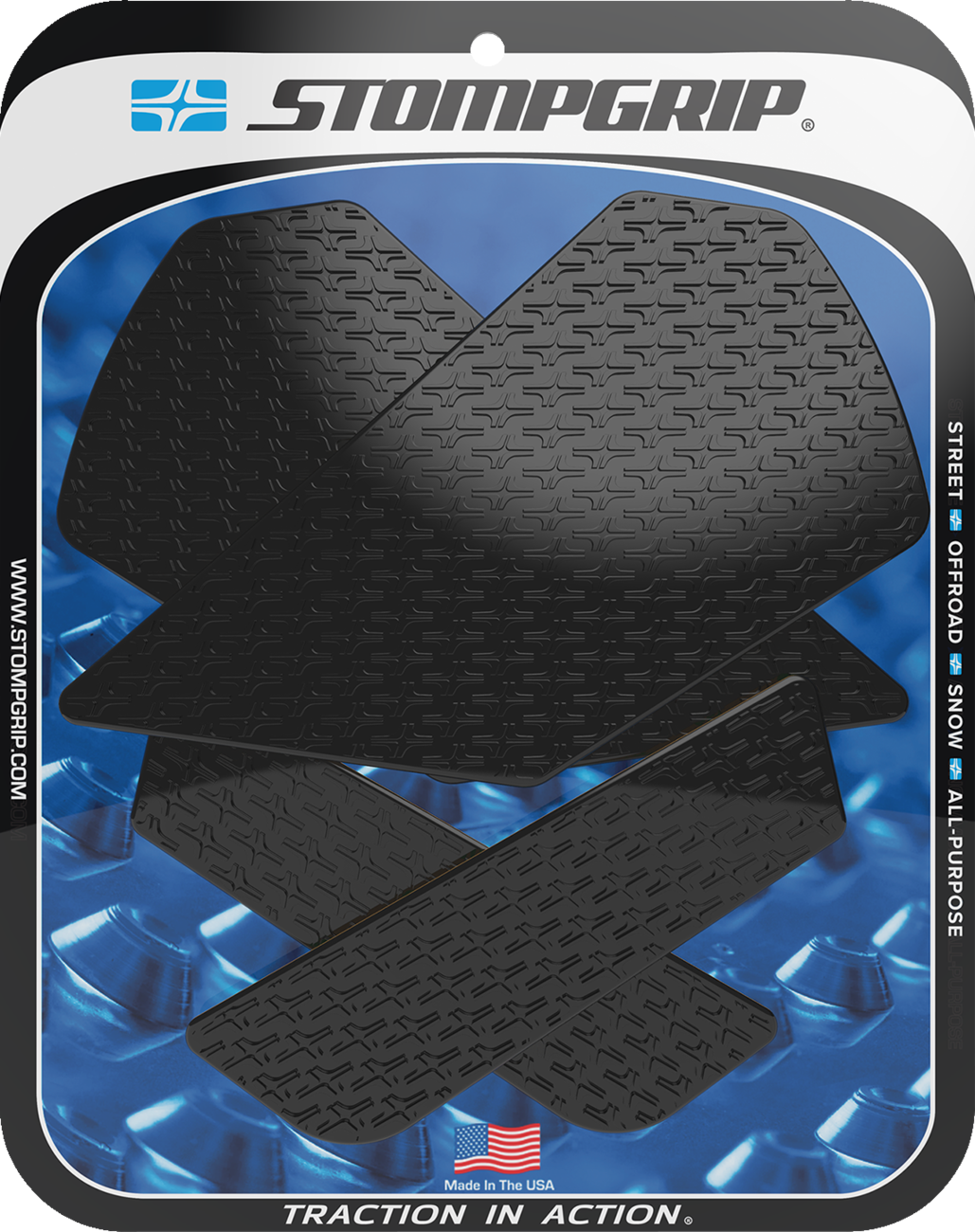 Stompgrip Tank Grips — Icon — Black — BMW — F '20-'25