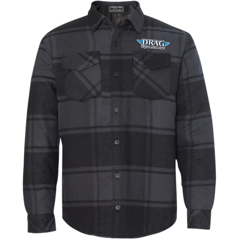 THROTTLE THREADS Drag Specialties Plaid Quilted Jacket