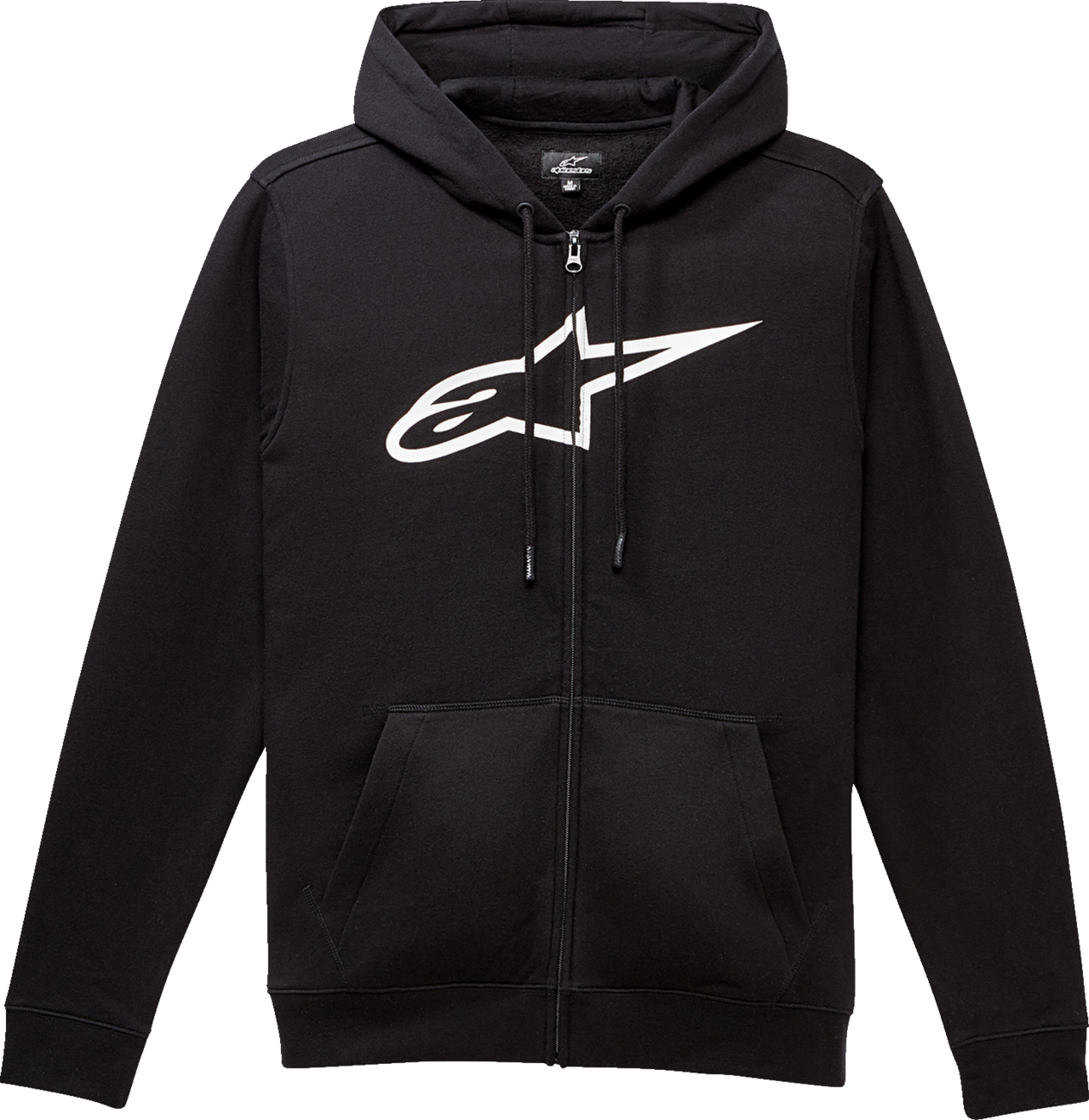 Alpinestars Ageless II Zip Hoodie — Black/White — 2XL
