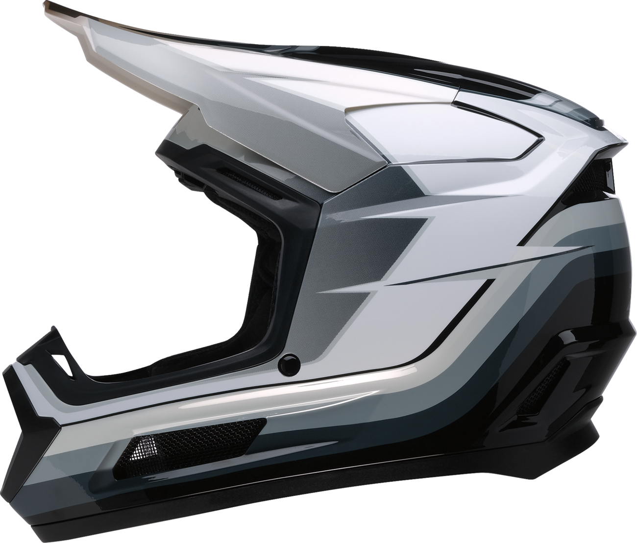 Z1R Youth Dirt Maxx Helmet — Vortex — Black/White/Gray — Large