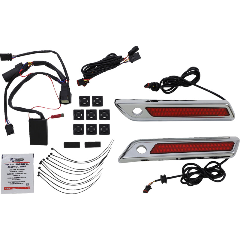 CUSTOM DYNAMICS Saddlebag Latch Dual Color Accent Lights