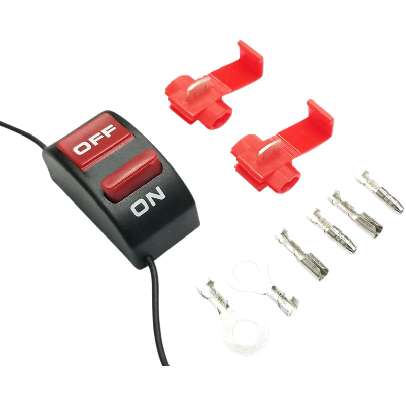 K&S TECHNOLOGIES Universal In-Line On/Off Switch Flat Mount