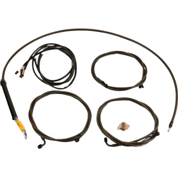LA Choppers Midnight Complete Plug-and-Play Cable Kit Stock Bars 23-25 Touring