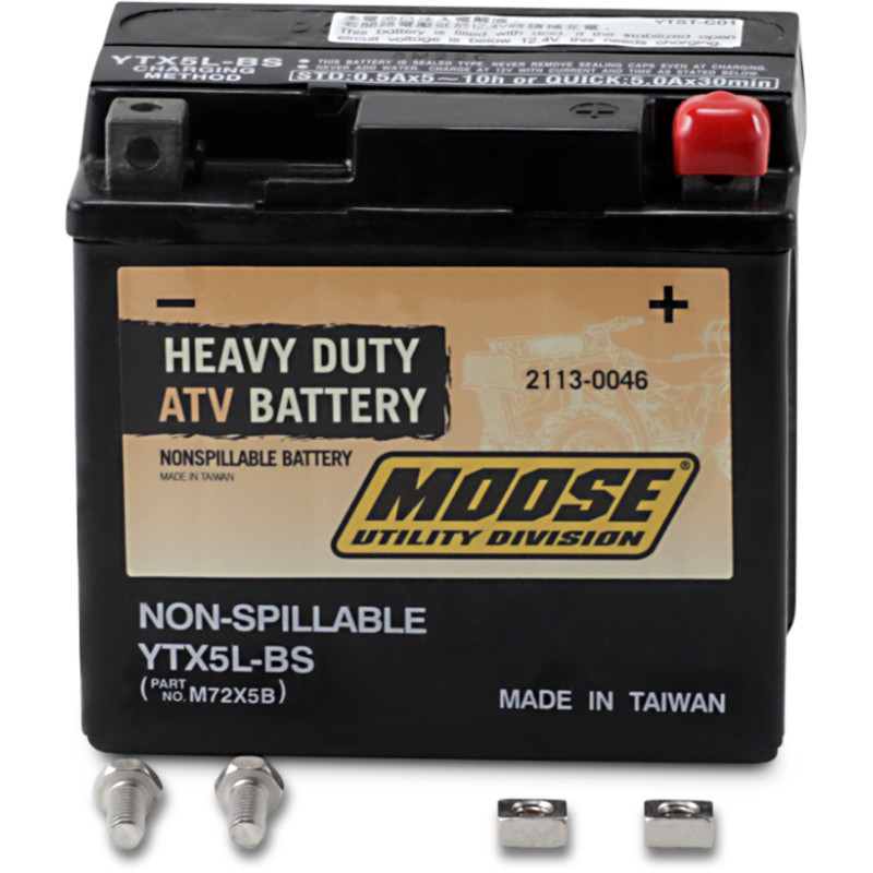 MOOSE OFFROAD Factory-Activated AGM Maintenance-Free Battery