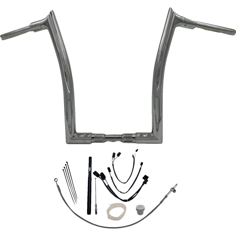 FAT BAGGERS INC. 1-1/2" EZ Install Pointed Top Handlebar Kit - Image 4