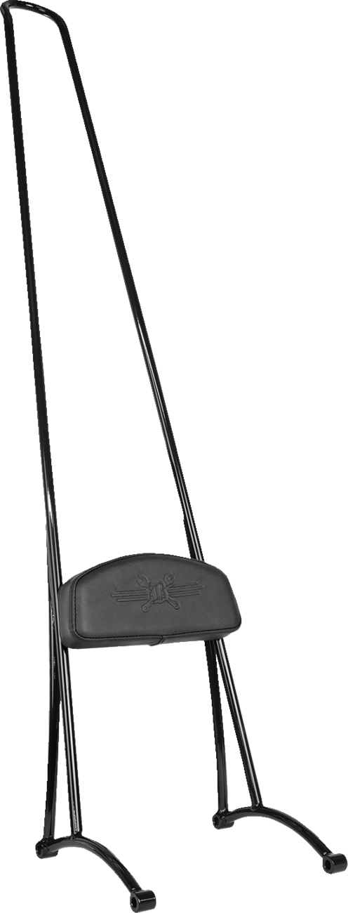 Burly Brand 40" Stupid Tall Sissy Bar — Black — HD Sportster '94-'03