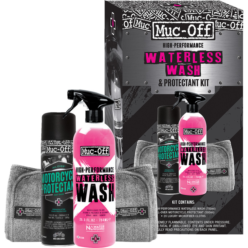 MUC-OFF USA Motorcycle Waterless Wash & Protectant Kit