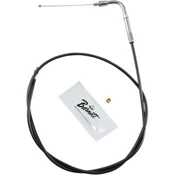 Black Vinyl Throttle Cable - +6" Size - 39-1/2" Length