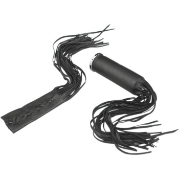 Fringed Leather Grip Covers - Rubber Grip