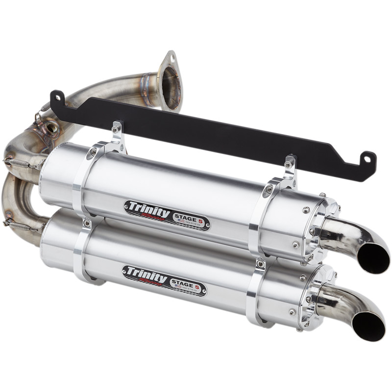 TRINITY RACING Stage 5 Slip-On Dual Muffler
