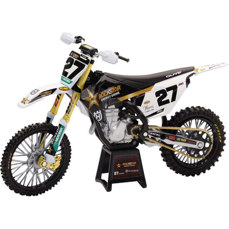 NEW RAY TOYS Rockstar Husqvarna Team Bike 2020