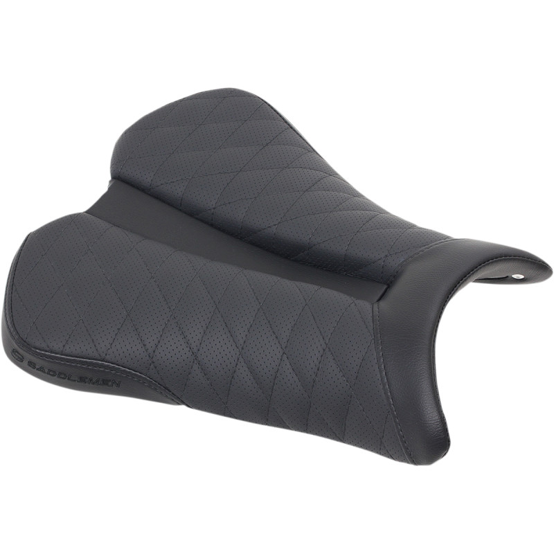 SADDLEMEN Track Lattice Stitch Seat — Solo Seat