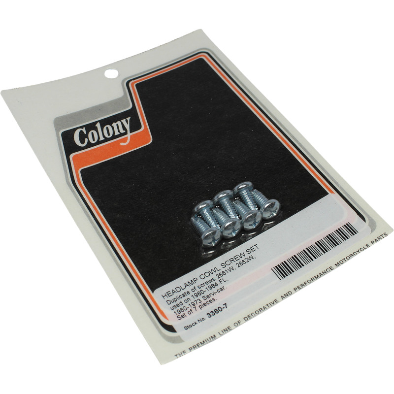 COLONY Headlamp Cowl Screw Set