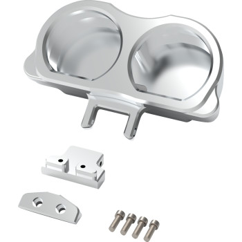 LA Choppers Dual Gauge Mount For Performance Risers 15-22 FLTR Made in USA