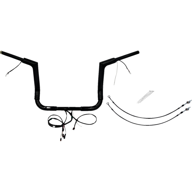 FAT BAGGERS INC. EZ Install Wired 1-1/2" Flat Top Handlebar Kit - Image 2