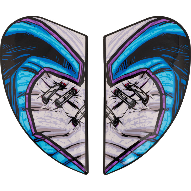 ICON Airframe Pro™ Helmet Side Plates — Krazy Klown 2