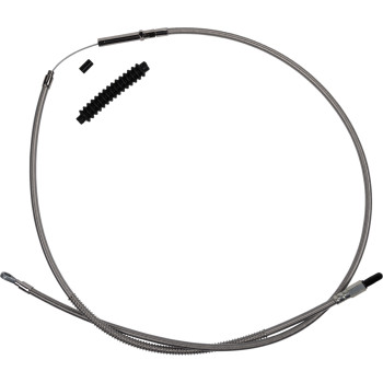 High-Efficiency Stainless Steel Clutch Cable for Harley-Davidson - +6" - '18-'23 Softail