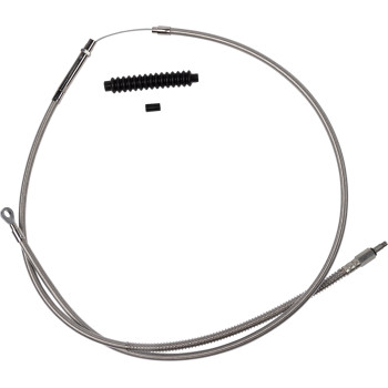 High-Efficiency Stainless Steel Clutch Cable for Harley-Davidson - +6" - '18-'23 Softail