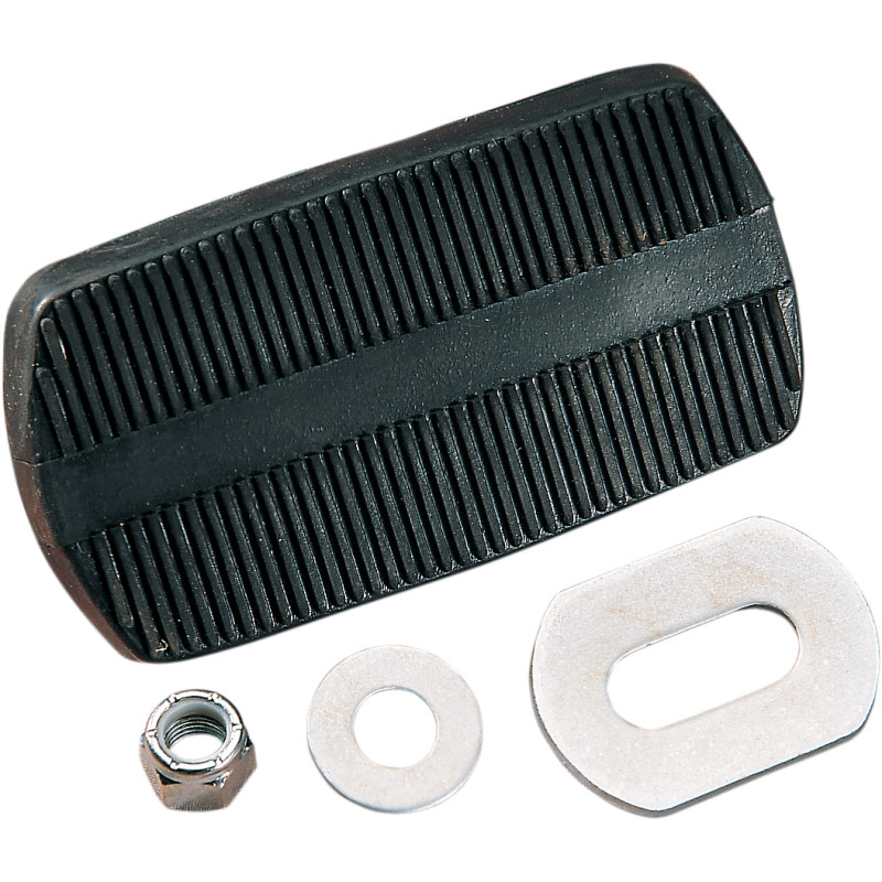 DRAG SPECIALTIES Brake/Clutch Pedal Pad Assembly