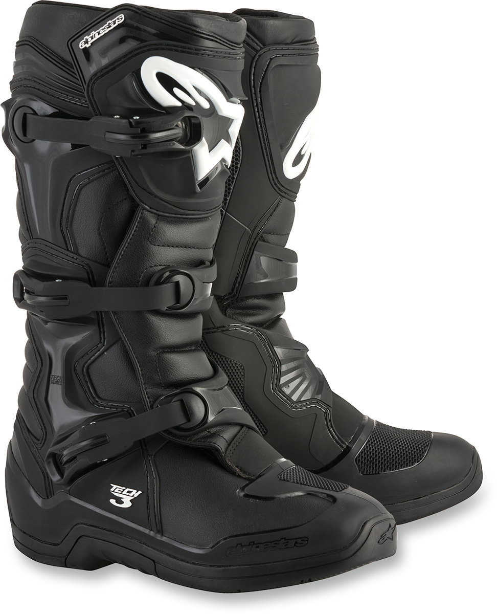 Alpinestars Tech 3 Boots — Black — US 10 / EU 44.5