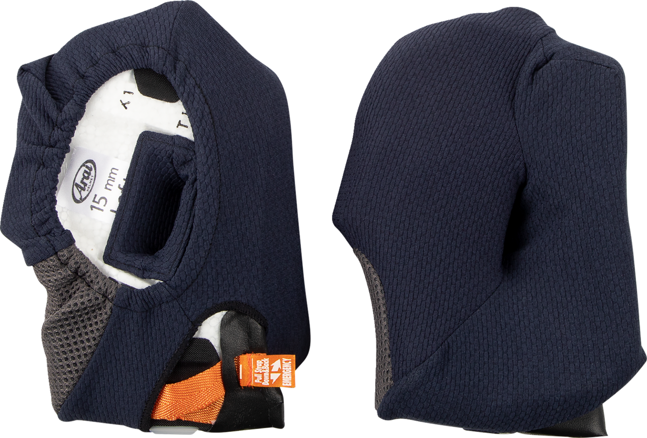 ARAI HELMETS (1387314) Corsair-X/Quantum-X/Signet-X Helmet Cheek Pads | Corsair-X/Quantum-X/Signet-X Cheek Pads - 15 mm