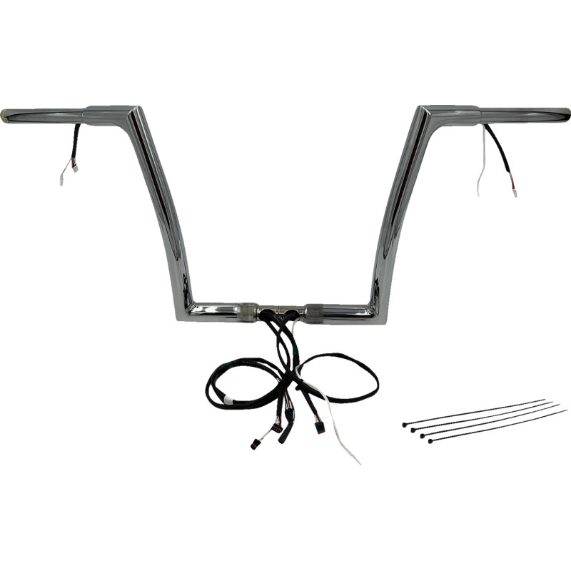 FAT BAGGERS INC. EZ Install Wired 1-1/4" Flat Top Handlebar Kit - Image 19