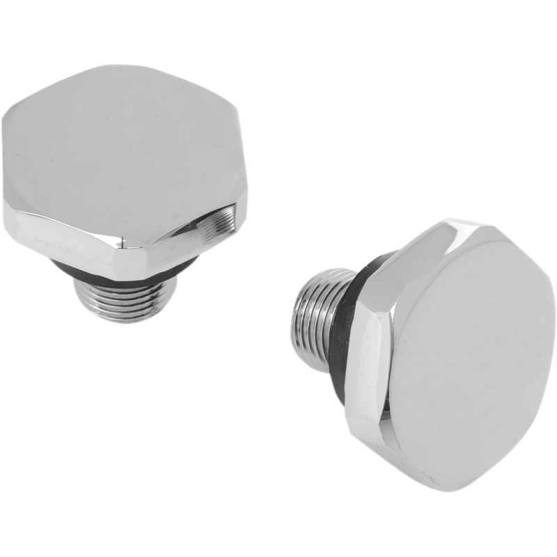 DRAG SPECIALTIES Chrome Fork Tube Plugs and Caps - Image 3