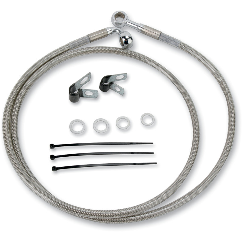 DRAG SPECIALTIES Extended Length Stainless Steel Brake Line Kit - Image 31