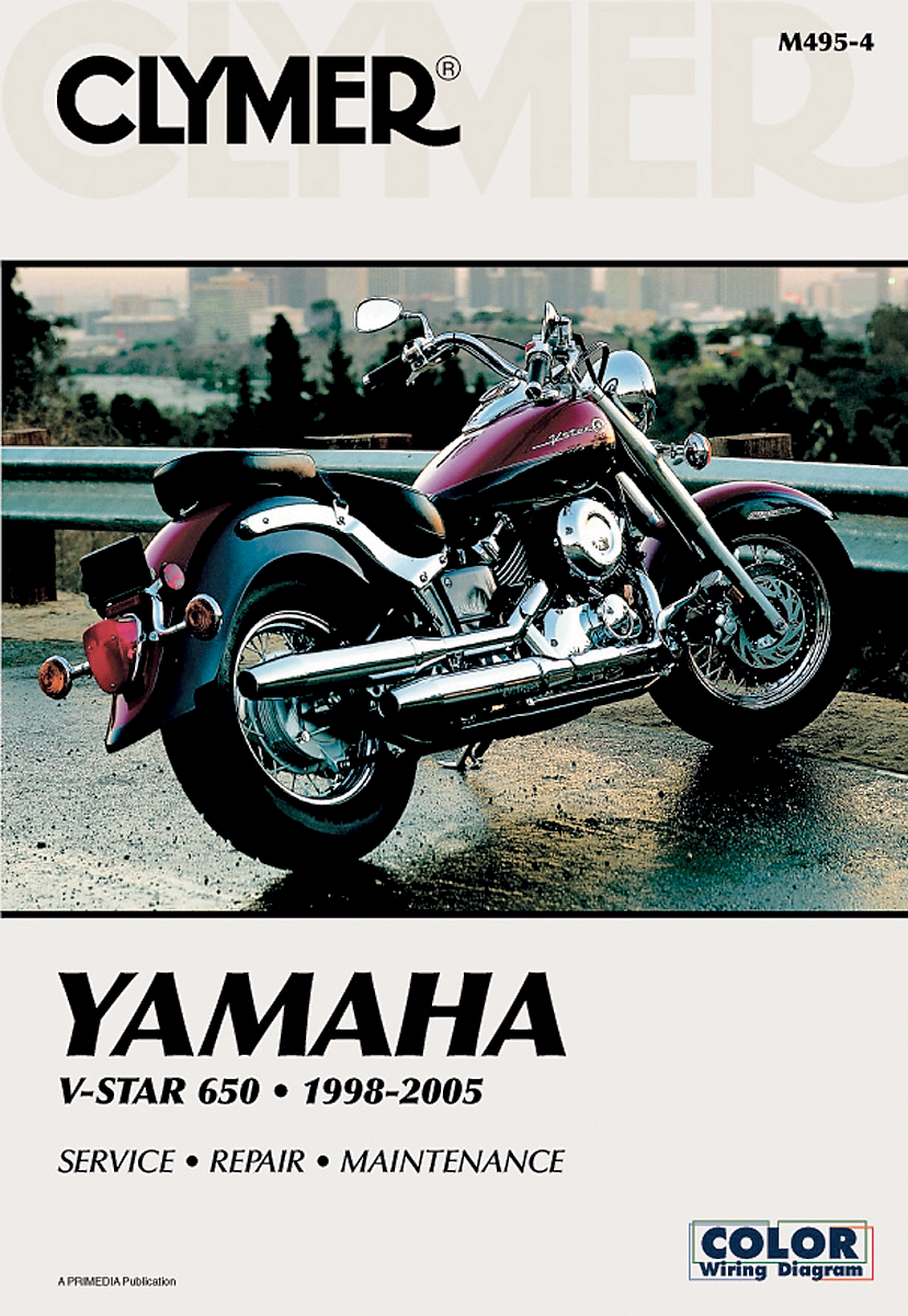 Clymer Manual — Yamaha — XVS650 V-Star