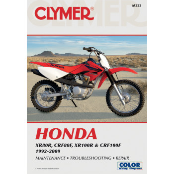 1992-2009 Honda XR80R Motorcycle Repair Manual