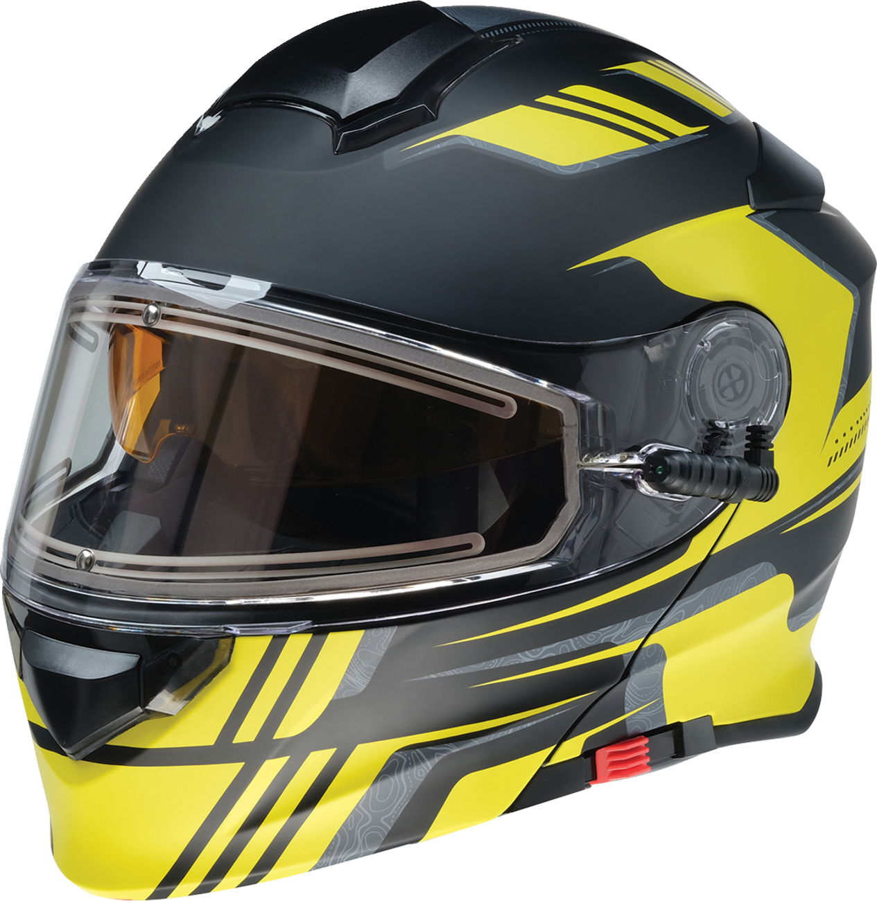 Z1R Solaris 2.0 Helmet — First Tracks — Electric — Dual Pane — Black/Hi-Viz — Large